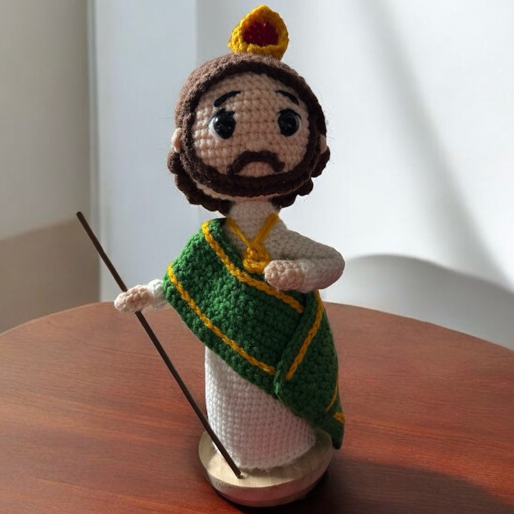 Handmade Crochet San Judas Tadeo